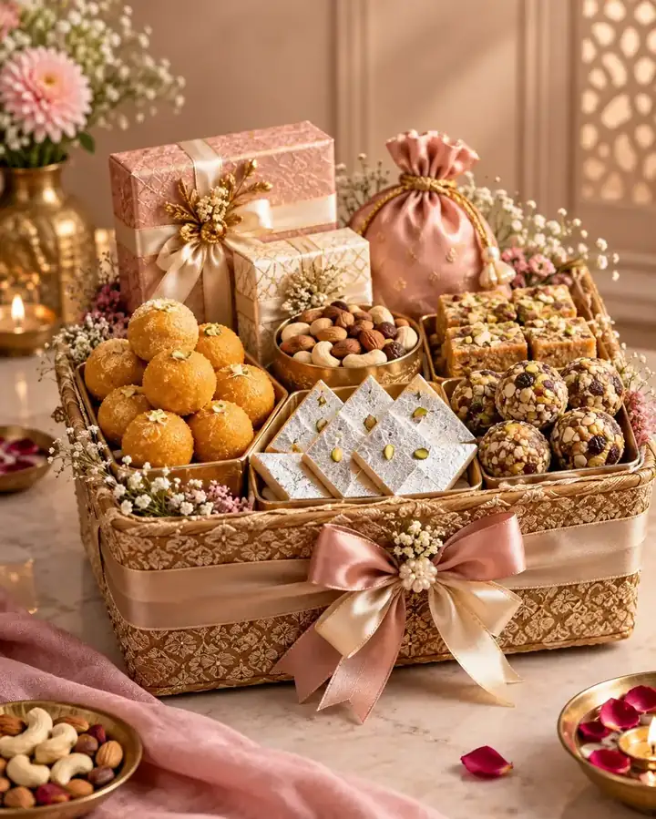 Festive premium sweet hamper