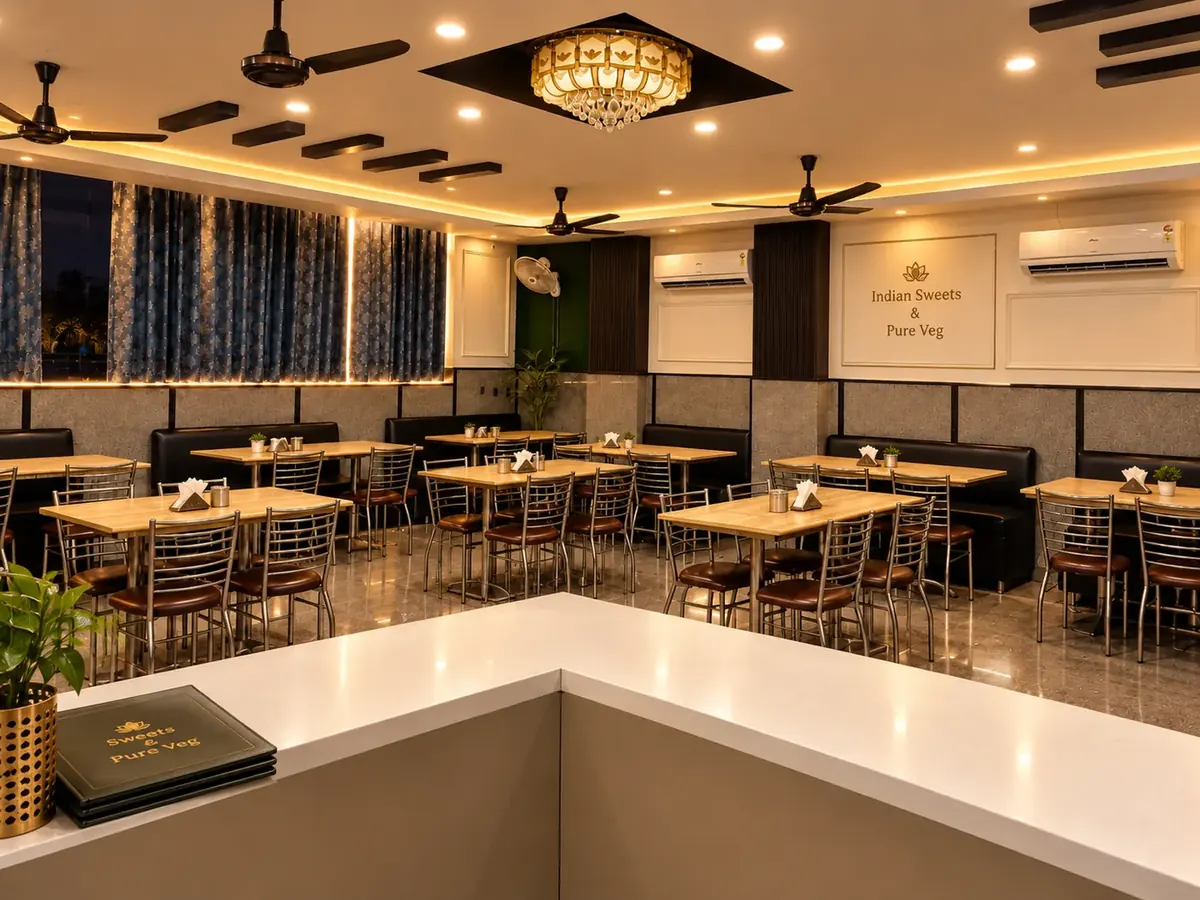 Najafgarh Road clean dining tables