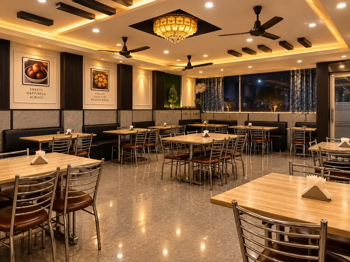 Najafgarh Road dining space