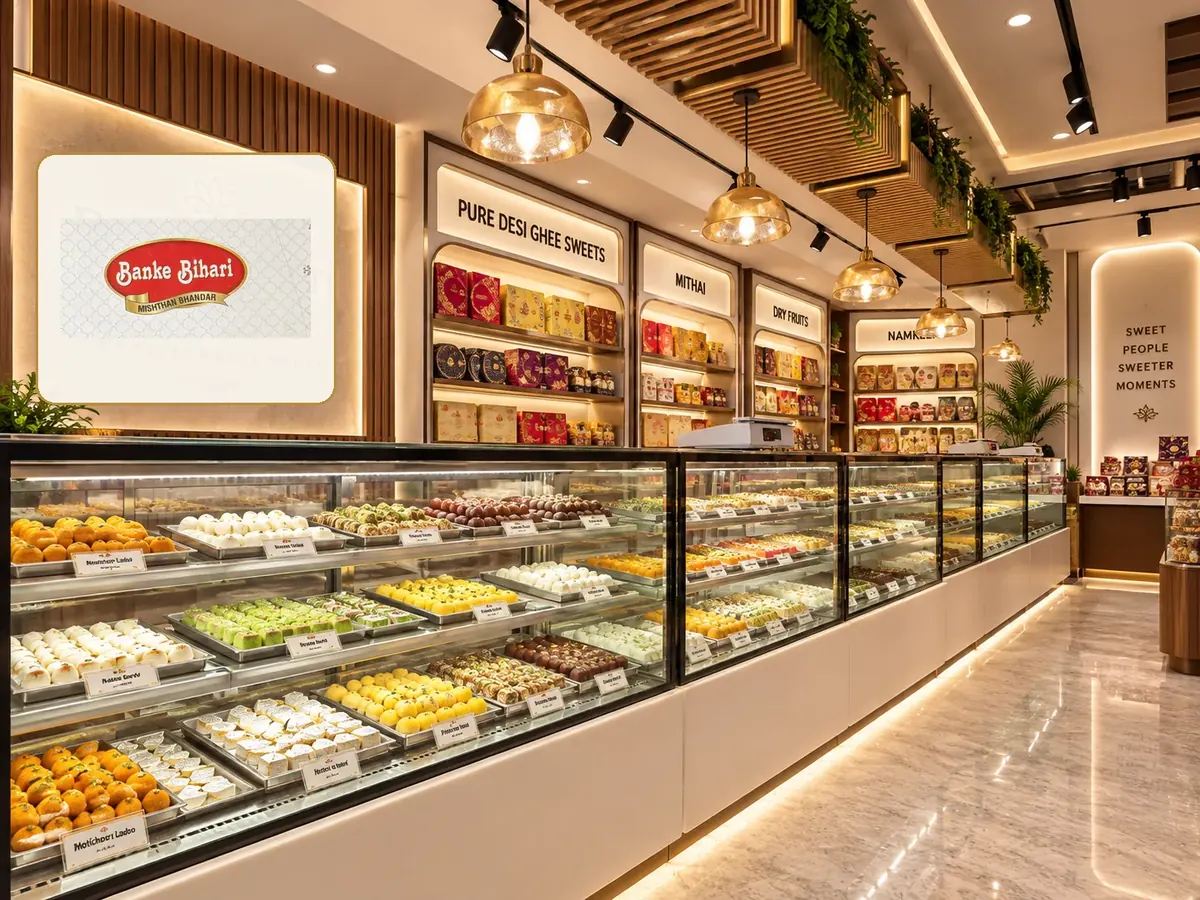 Nangloi sweets showroom view 1