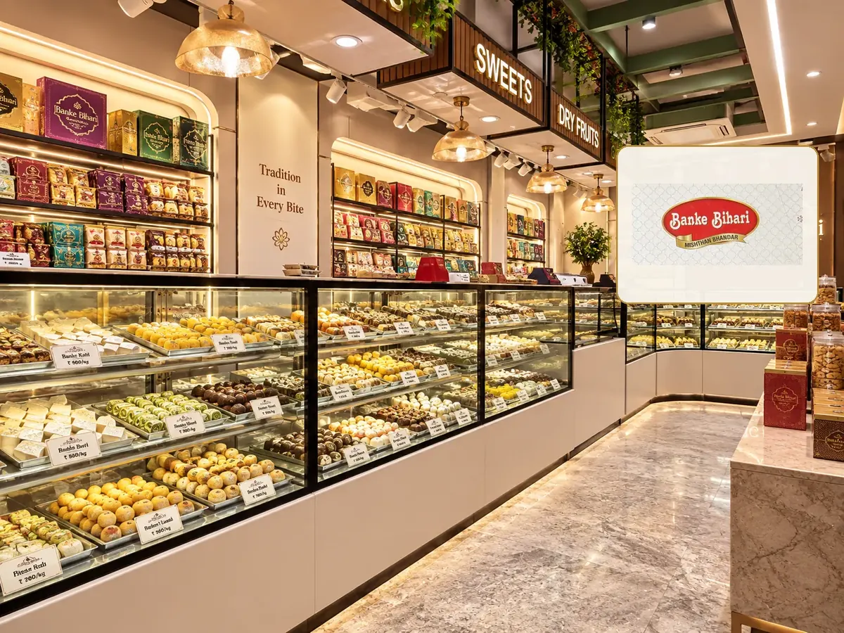 Nangloi sweets showroom view 2